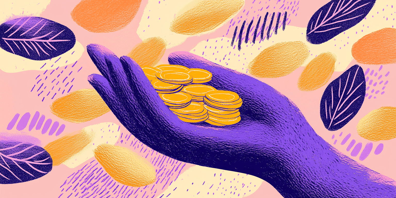 Hand holding dollar bills - earn commissions by promoting Creatsy mockups to your audience